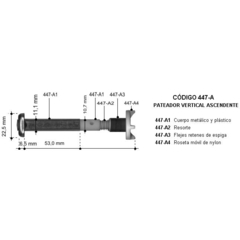 Plunger,pateador vertical ascendente