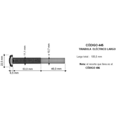 Plunger tirabola eléctrico "largo"