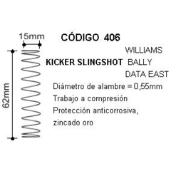 Resorte Kicker -Slingshot-