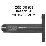 Pasaficha monedero Williams - Bally