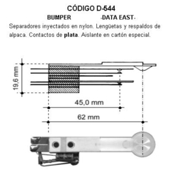 Lengüeta Bumper Data