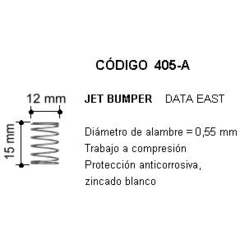 Resorte Jet Bumper  -Data East-