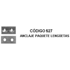 Anclaje paquete lengüeta