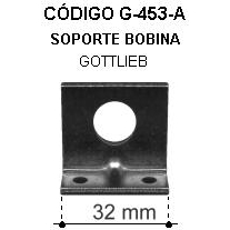 Escuadra soporte bobina para Gottlieb