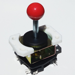PALANCA C/MICROSWITCH EJE EXTRALARGO BOLITA ROJA